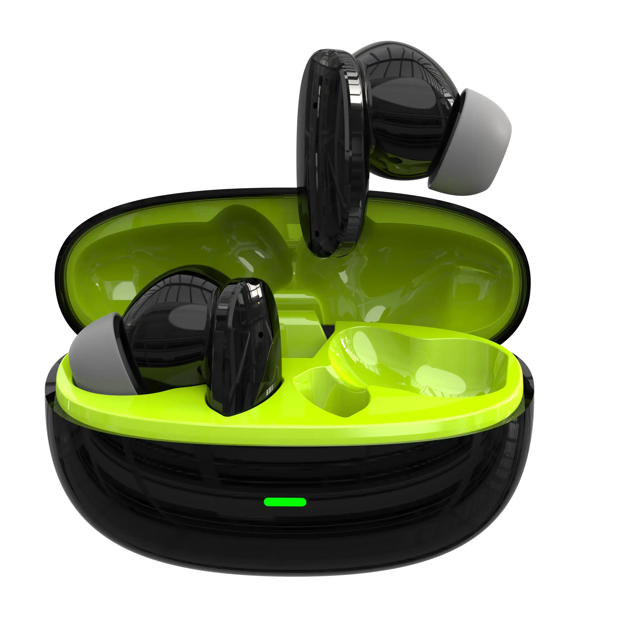 Fones de ouvido Bluetooth sem fio pequenos com microfone 4mics com cancelamento de ruído TWS Fones de ouvido para jogos Fones de ouvido estéreo HiFi