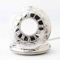 Vente en gros de montres de poche classiques antiques vintage à quartz romaines