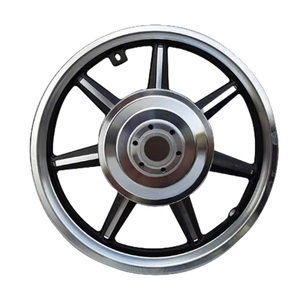 Roue arrière pliable AFTFA personnalisable, moyeu en alliage d'aluminium 93 dents, <span class=keywords><strong>jante</strong></span> en acier pour pneu avant de trottinette électrique, <span class=keywords><strong>jante</strong></span> de vélo électrique - Product Image 2