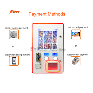 Máquina expendedora de tarjetas coleccionables TCG, máquina expendedora de tarjetas Poké<span class=keywords><strong>mon</strong></span> de doble ranura para tarjetas individuales o paquetes, de fábrica - Product Image 3