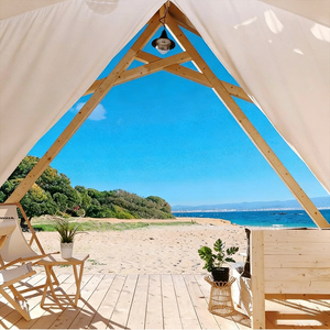 Tente d'hôtel chez l'habitant Camp de luxe sauvage Nomadic Resort Scenic Area Farmhouse Tea Garden <span class=keywords><strong>Camping</strong></span> Site One Bedroom Tent House - Product Image 2