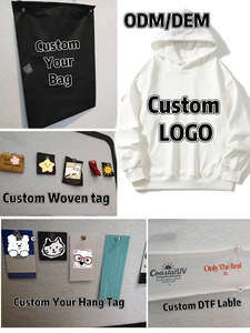 Sudadera con Capucha Extra Grande Personalizada al por Mayor para Hombre, Bordado con Logotipo Impreso en Relieve, Sudadera Unisex de Peso Pesado de 345 g/m² para Hombre y Mujer - Product Image 6