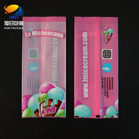 Logo personnalisé pour les sachets de collation thermoscellés en PET/PE pour les glaces, les gelées, les chewing-gums, les aliments en conserve, le sucre, les aliments pour animaux de compagnie
