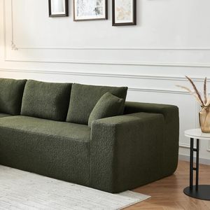 Juego de Sofás Italianos Compactos Transfronterizos, Esponja de Alta Densidad, Tela, Sala de Estar, Apartamento Pequeño, Moderno, Minimalista, Multifuncional - Product Image 3