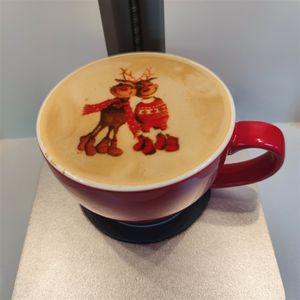 Impresora de Café EVEBOT EB-FC1, Impresora Automática de Latte Art, Tinta Comestible, Impresora 3D de Alimentos, para Latte, Pasteles, Macarons, Uso Comercial - Product Image 6