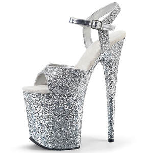 <span class=keywords><strong>20cm</strong></span> נצנצים פלטפורמת מוט ריקוד נעלי נשים ריקוד מוט ביצועים גבוהה עקב סנדלי נקבה - Product Image 4