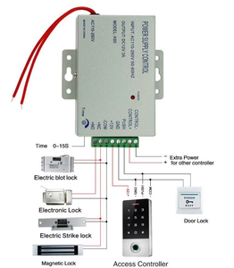 125KHz 주파수 위건 독립형 출입 통제 유저용 1000 IP68 방수 야외용 터치스크린 생체 지문 인식기 - Product Image 6