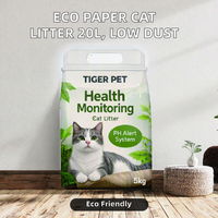 Litière pour chat TIGER PET avec technologie de changement de couleur du pH pour le suivi de la santé du chat
