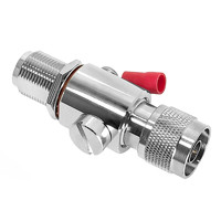 Parafoudre coaxial en laiton N SMA F BNC TNC UHF 4.3-10 DIN mâle femelle DC 3GHz 6Ghz 90V/230V/350V Tube à gaz