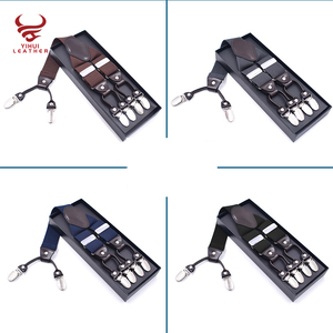 Boîte d'emballage broderie florale Pure Multi couleurs bretelles élastiques homme pantalon réglable bretelles chemise jarretelles hommes - Product Image 5