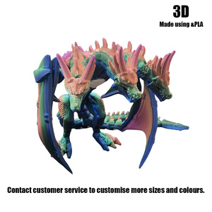 Mô hình sáng tạo rồng Ba đầu nhiều màu in <span class=keywords><strong>3D</strong></span> có thể tùy chỉnh trang trí độc đáo - Product Image 5