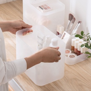 Bathroom storage bins in stock jewelry plastic boxes bins make up organization eco friendly cosmetic containers