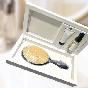 Best Sales Custom Hair <strong>Care</strong> Suit <strong>Package</strong> Magnetic Box Silver Foil Stamp Logo Matte Lamination for Luxury <strong>Package</strong> - Product Image 3