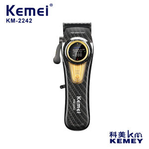 Tondeuse à cheveux électrique Kemei KM-2242, moteur sans balais, affichage numérique, 7000-9000 tr/min, modèle à charge USB - Product Image 4