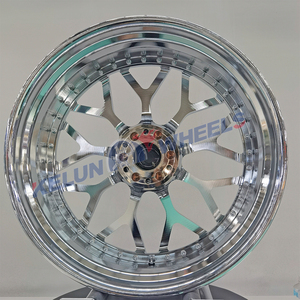 Jantes concaves en alliage forgé 22-28 pouces, finition chrome personnalisée, PCD 5x114.3, nouveau design multi-rayons - Product Image 5