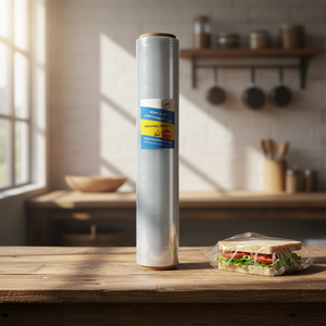 Film étirable manuel en PE, film alimentaire en PE, fabriqué en matériau PE, <span class=keywords><strong>protection</strong></span> de l'environnement, haute flexibilité, bonne adhérence - Product Image 5