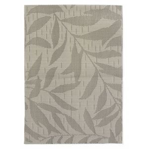 HENDI Light Grey <b>6</b>-Piece <b>Set</b> <b>of</b> <b>Placemats</b> 450x300mm Leaf Design for Dining Room Furniture - Product Image 1