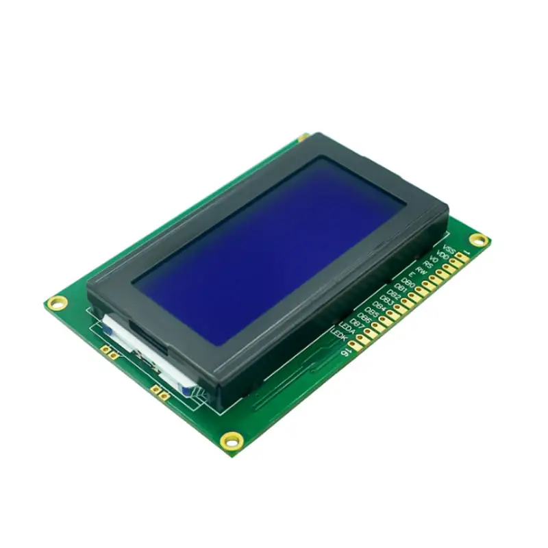 Module LCD 16X4 16x4 caractères, écran d'affichage LCM bleu avec rétro-éclairage LED, contrôleur IIC/I2C, 1604