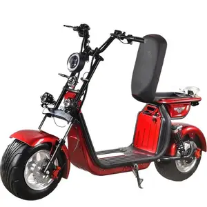 नि: शुल्क शिपिंग Elektrische कदम 8.5 इंच बिजली की मोटर साइकिल स्कूटर 1500W 10.4Ah वयस्क इलेक्ट्रिक स्कूटर Citycoco