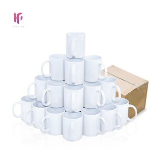 Holesale-tazas personalizadas OGO de 11 oz para <span class=keywords><strong>sublimar</strong></span>, tazas de cerámica para té y café de 11 oz en blanco - Product Image 2