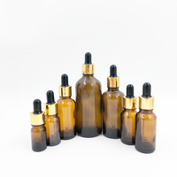 Flacon compte-gouttes en verre ambré de 100 ml avec logo personnalisé pour crème pour le visage, sérum pour la peau et gouttes pour les yeux