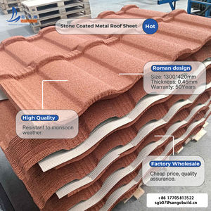 Precio de fábrica, materiales de construcción de varios colores, tejas de Metal recubiertas de piedra colorida, tejas romanas - Product Image 3