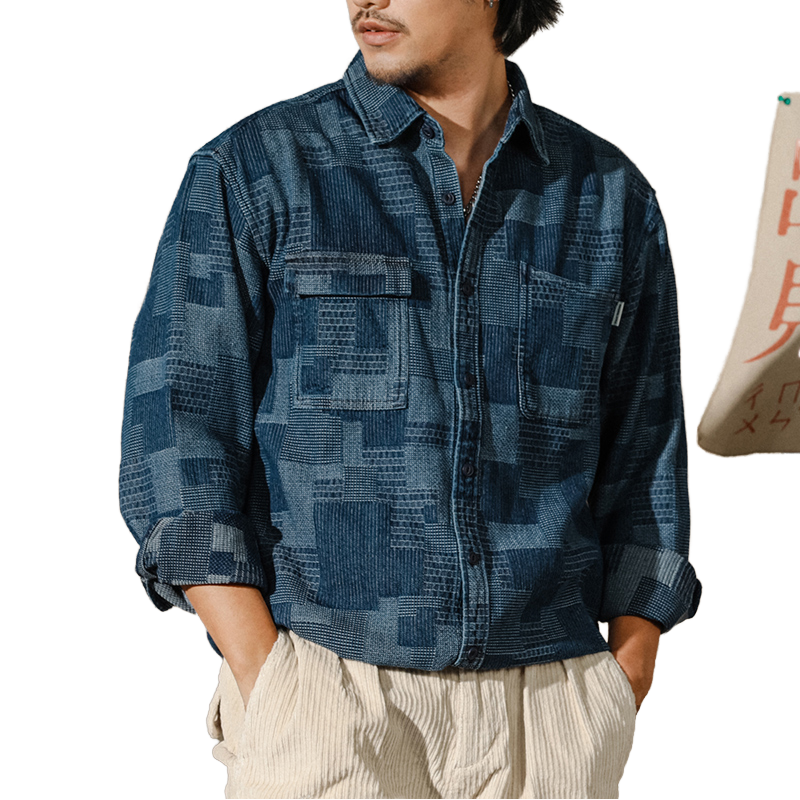 Japanese Style Men's Work Shirt 100% Cotton Twill Heavy Long Sleeve Loose Fit American Style High-End Sense-Spring Collection| Alibaba.com Japanese Style Men's Work Shirt 100% Cotton Twill Heavy Long Sleeve Loose Fit American Style High-End Sense-Spring Collection| Alibaba.com