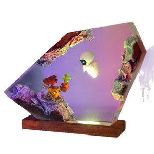 Lámpara de Noche de Resina Epoxi Hecha a Mano, Lámpara de Mesa de Resina Epoxi, Pequeño Robot PS5, Adorno de Regalo Estilo Bohemio - Product Image 5