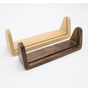 Wooden Card Holder Note Holder 5 6 7 Inch <b>Solid</b> <b>Wood</b> <b>Desk</b> Organizer For Memo Pad Photo Frame Menu Display - Product Image 5