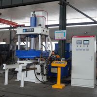 Presse servo-hydraulique à quatre colonnes de 100 tonnes pour le moulage à chaud de plastiques thermodurcissables (BMC/DMC)/composites/fibres de carbone