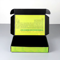 Boîte d'expédition en carton ondulé personnalisée et écologique, boîte cadeau de luxe verte pour envoi postal