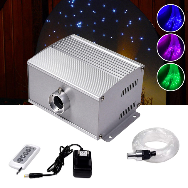 LED Fiber Optic Aluminum Car Home Headliner Star Sky Night Ceiling Panel Light Water-Resistant Lightweight
