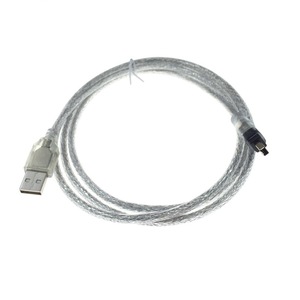 Cable de Datos <span class=keywords><strong>USB</strong></span> 2.0 a IEEE1394 <span class=keywords><strong>FireWire</strong></span> de Cobre para Conexión de Cámara (Conectores 6P/9P) - Product Image 2