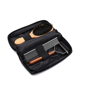 Ensemble de brosses pour animaux 2026 avec sac de rangement – Outils de toilettage pour le nettoyage des poils, brosses anti-poils pour chats et chiens - Product Image 4