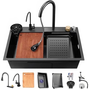Display digitale tecnologia a nido d'ape cascata lavello da <span class=keywords><strong>cucina</strong></span> con lavello della <span class=keywords><strong>cucina</strong></span> - Product Image 5