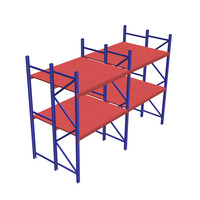 Système de rayonnage à palettes robuste et réglable, antirouille, hauteur maximale 15m, structure en acier pour entrepôt industriel