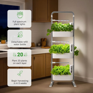 Système de jardinage hydroponique intelligent d'intérieur EDKFARM, éclairage LED réglable, pots de culture écologiques pour légumes et herbes - Product Image 4