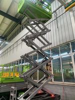 Plateforme de travail élévatrice mobile électrique Zoomlion 9,8 m ZS1012HDS avec système d'auto-freinage, capacité 350 kg, en alliage, à vendre