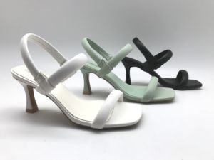 Sandales à talons hauts pour femmes, avec ceinture en un mot, pour la danse - Product Image 2
