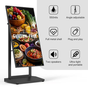 หน้าจอโฆษณาแบบพกพา <span class=keywords><strong>OLED</strong></span> ขนาด <span class=keywords><strong>42</strong></span> นิ้ว ดีไซน์ใหม่ สำหรับใช้งานภายในอาคาร เหมาะสำหรับห้างสรรพสินค้า ป้ายดิจิทัลแบบเคลื่อนย้ายได้ ตั้งพื้น รับประกัน 3 ปี - Product Image 4