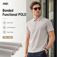 JNEI Özel Logo Termal Bariyerli Polo Tişört 150gsm Soğutucu Hızlı Kuruyan Polyester Erkek Spor Polo Üreticisi