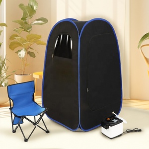 Tente de sauna pliable en gros de boîte à vapeur électrique en acrylique moderne pour la vapeur humide de pièce portative de sauna de désintoxication pour le poids d'appartement - Product Image 1