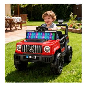 Auto Eléctrico para Niños con Dos Motores de 6V4Ah, Control de Balanceo para Aprendizaje Temprano, Manillar con Control Remoto por Teléfono, Dirección con Control Remoto, Plástico - Product Image 4