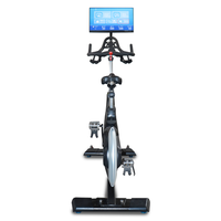 Bicicleta de Spinning Comercial con Sistema de Resistencia Magnética y Pantalla Giratoria para Gimnasio, Equipo de Interior