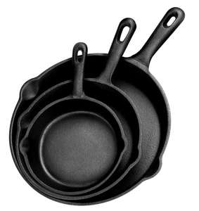 Raganet, Juego De 3 Sartenes De Hierro Fundido Con Mangas Largas, Resistentes Y Antiadherentes - Product Image 2