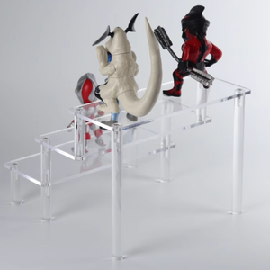 Hot bán tùy chỉnh rõ ràng mạnh mẽ <span class=keywords><strong>Acrylic</strong></span> hiển thị Riser/Đứng <span class=keywords><strong>Acrylic</strong></span> Multi-Tier Rack hiển thị - Product Image 4