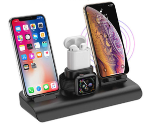 Cargador inalámbrico 3 en 1, carga magnética plegable, soporte de carga rápida de 15W para auriculares de teléfono y SmartWat - Product Image 4