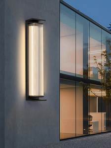 LIGHTOPS Applique murale d'extérieur Étanche pour <span class=keywords><strong>terrasse</strong></span> extérieure Porte d'hôtel Pilier de mur extérieur Applique murale moderne pour cour intérieure - Product Image 6