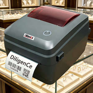 Impresora Térmica POS Económica DiligenCe con Interfaz <span class=keywords><strong>USB</strong></span>, LAN, BT/WiFi para Android, Impresora de Etiquetas de Códigos de Barras y Albaranes de Envío A6 4X6 110mm en Stock - Product Image 5