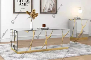 <span class=keywords><strong>Mobile</strong></span> Porta Vini di Lusso in Stile Italiano con Specchio e Effetto Craquelé, Armadietto <span class=keywords><strong>per</strong></span> Cucina con Cassetti <span class=keywords><strong>per</strong></span> Hotel - Product Image 3